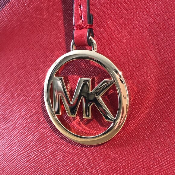 Michael Kors Hope LG Center Zip Flame Satchel Crossbody Shoulder Bag MSRP $468 - Picture 5 of 16